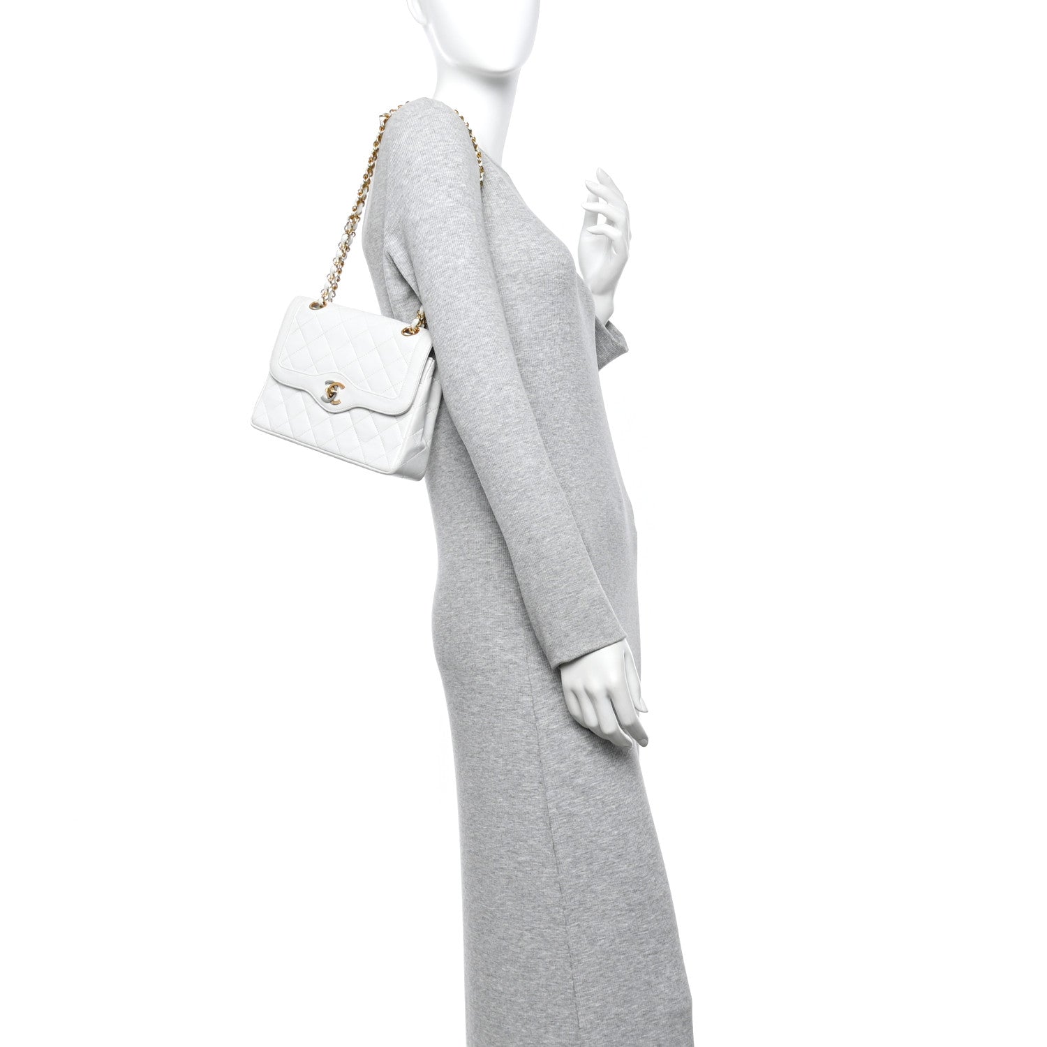 Chanel Lambskin Quilted Small Flap White 2 of 17