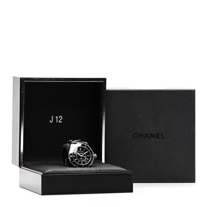 Chanel Stainless Steel Ceramic 38mm J12 Automatic Watch Black 5 of 5