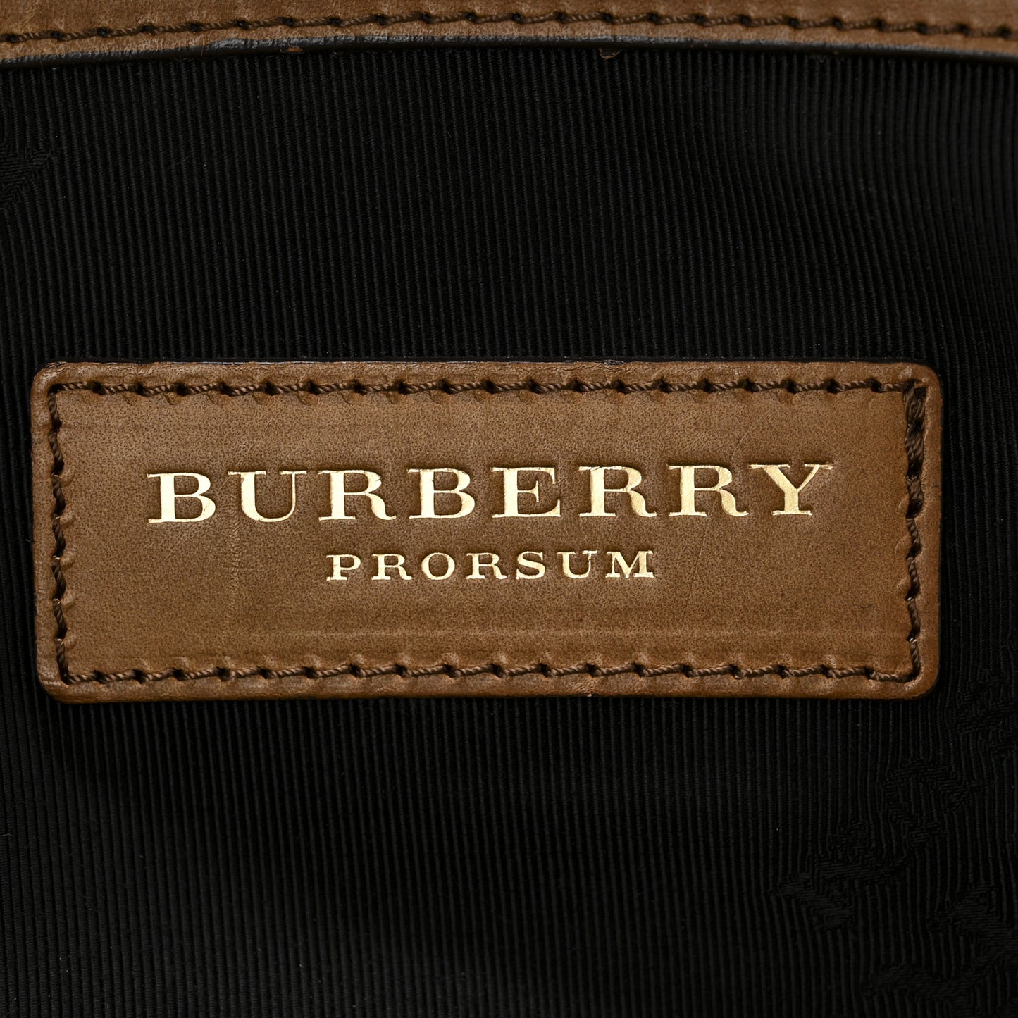 Canvas Mega Check Calfskin Medium Bloomsbury Saddle Brown