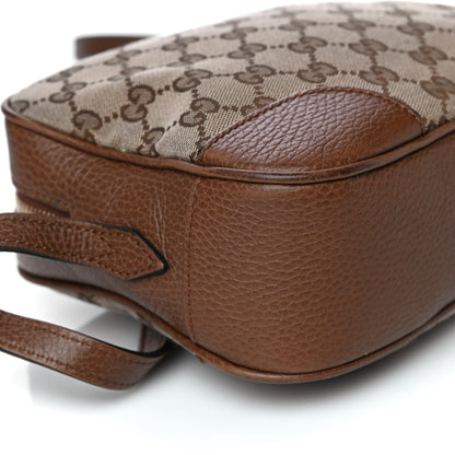 Gucci Monogram Mini Bree Messenger Bag Beige Tabacco 11 of 14