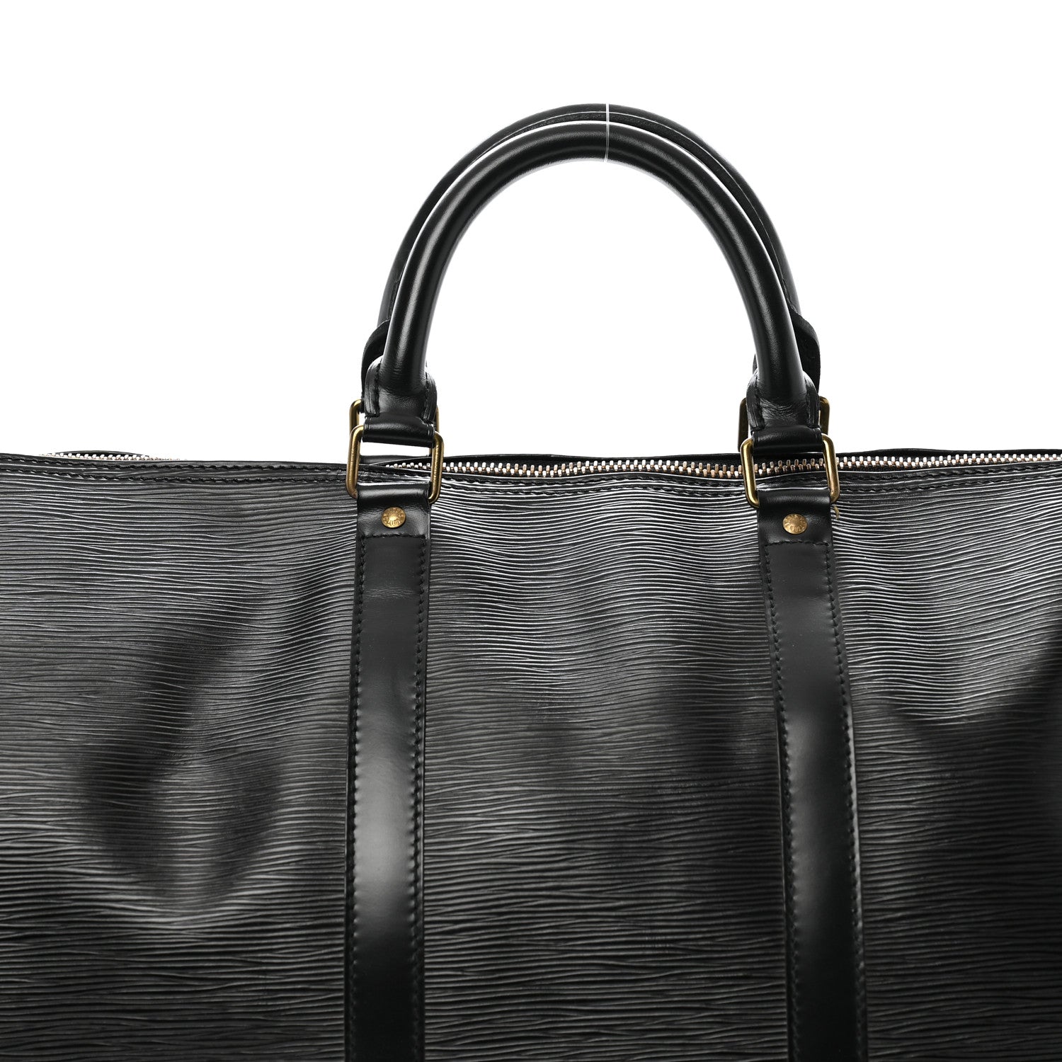 Louis Vuitton Epi Keepall 50 Black 7 of 9