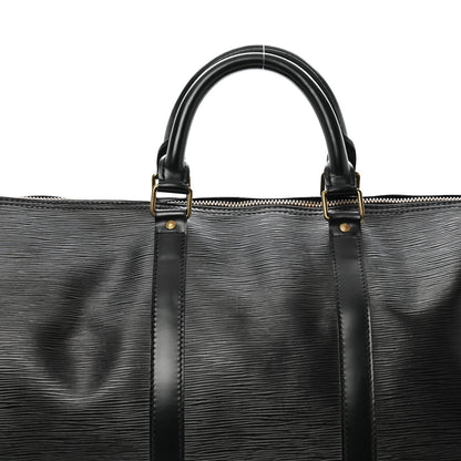 Louis Vuitton Epi Keepall 50 Black 7 of 9
