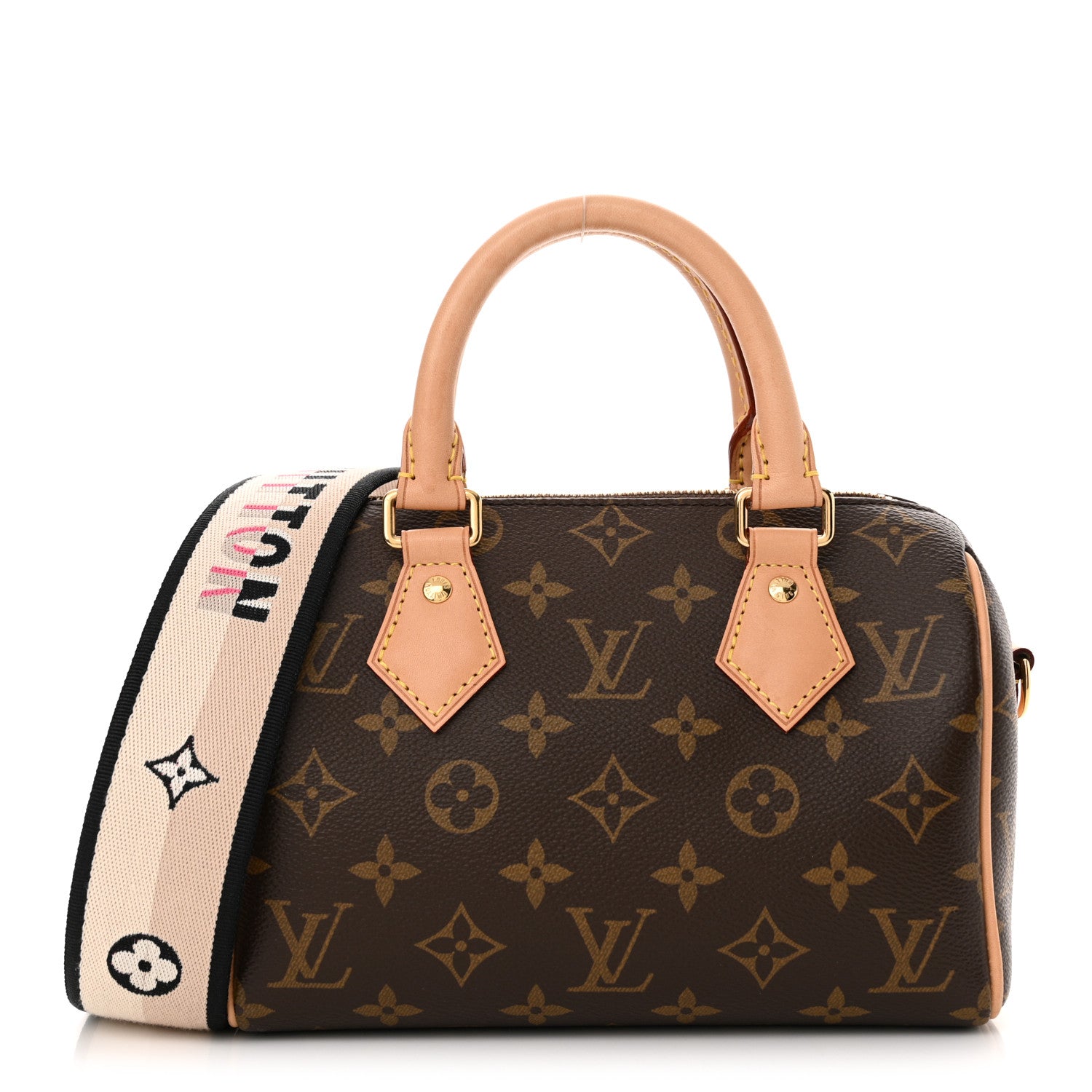 Louis Vuitton Monogram Speedy Bandouliere 20 Black 1 of 11