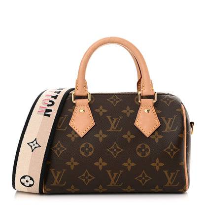Louis Vuitton Monogram Speedy Bandouliere 20 Black 1 of 11