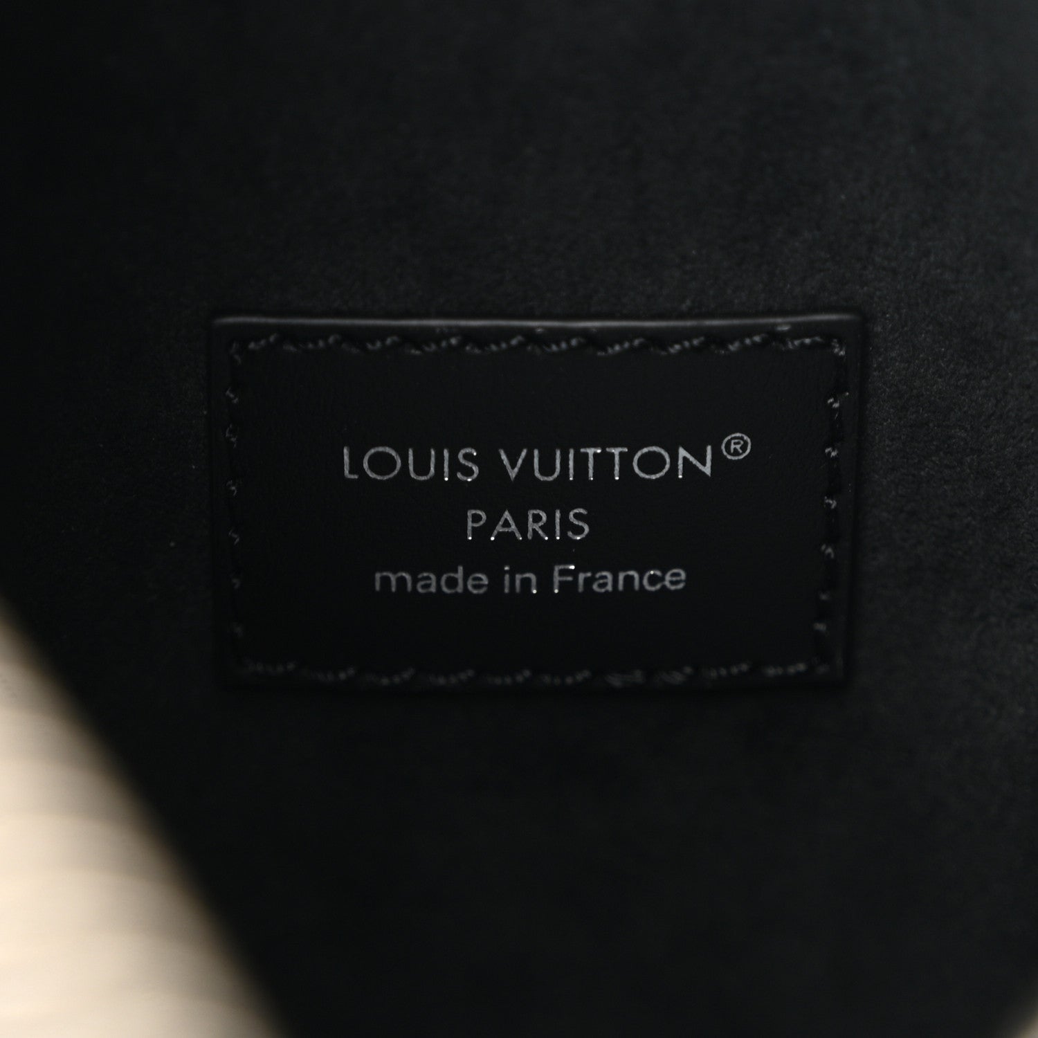 Louis Vuitton Calfskin Debossed Monogram Side Trunk Black 6 of 9