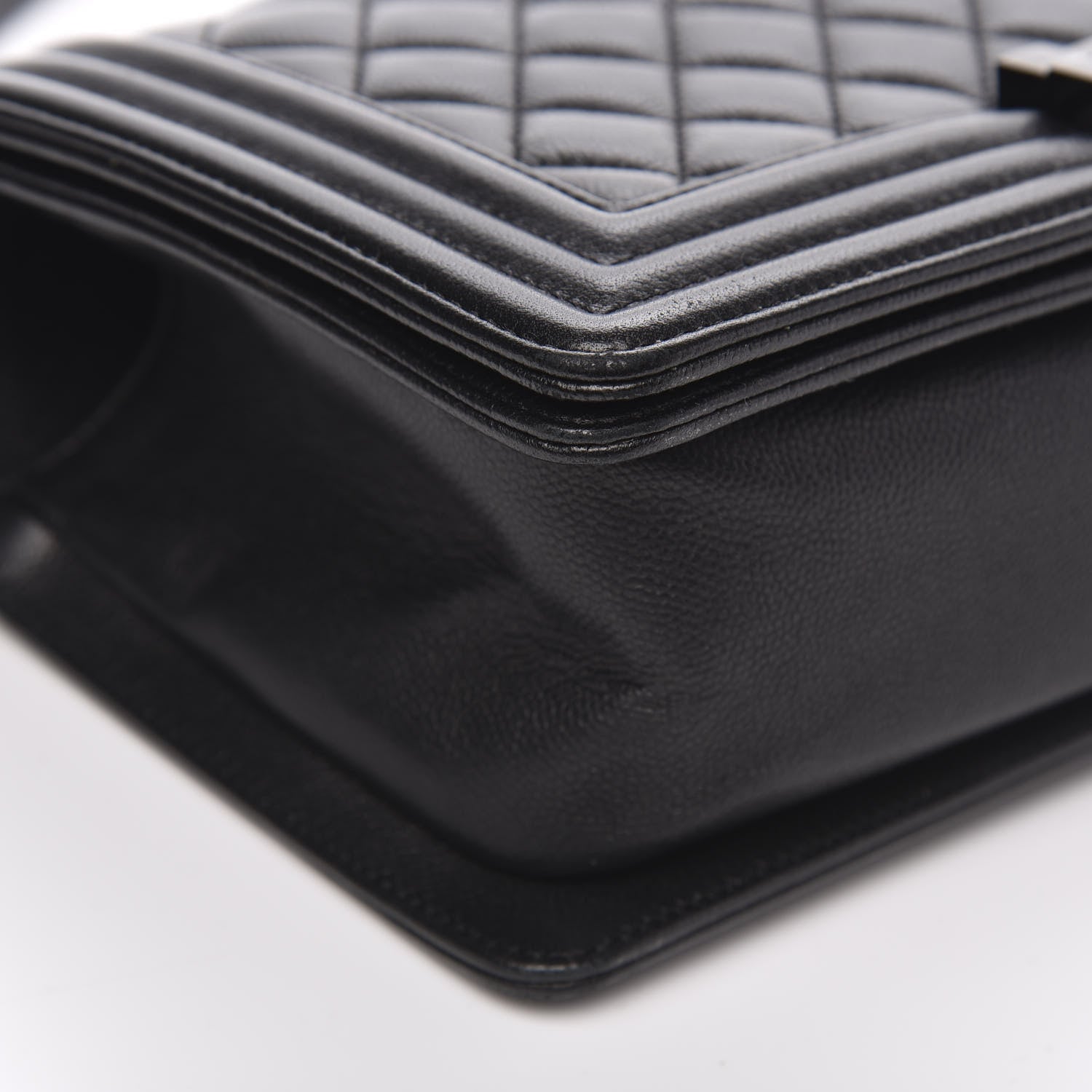 Chanel Caviar Quilted Medium Boy Flap So Black 10 of 13
