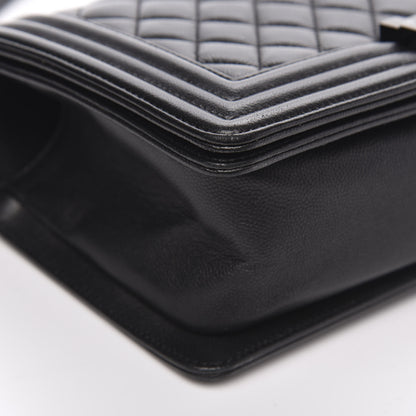 Chanel Caviar Quilted Medium Boy Flap So Black 10 of 13