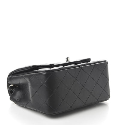 Chanel Lambskin Quilted Mini Square Flap Black 4 of 10