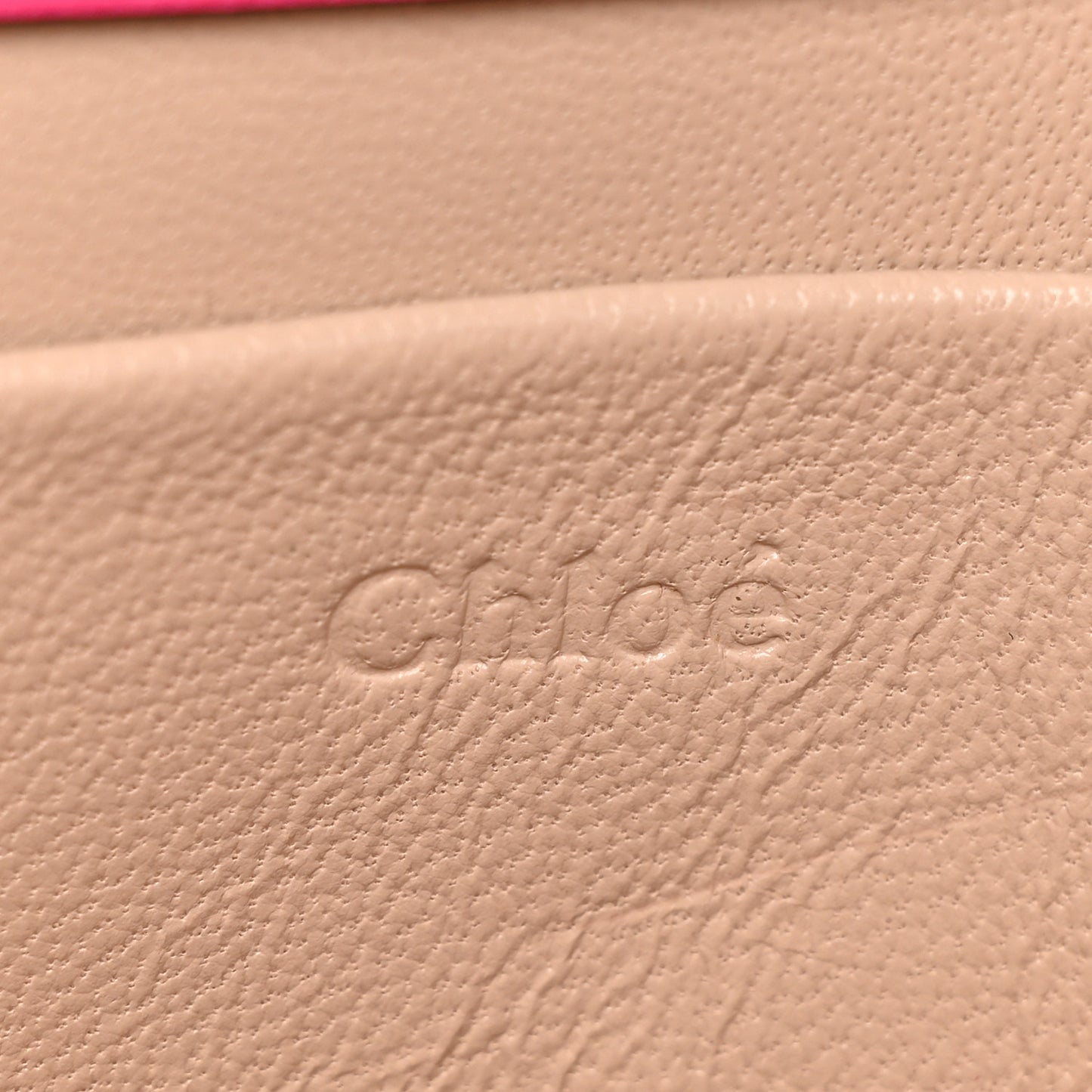 Calfskin Small Nile Bracelet Minaudiere Bag Fuchsia Rose