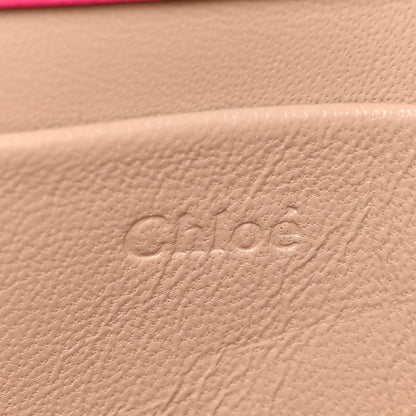 Chloe Calfskin Small Nile Bracelet Minaudiere Bag Fuchsia Rose 6 of 11