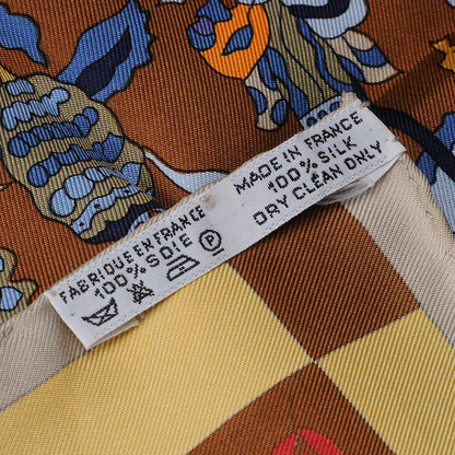 Hermes Silk Fantaisies Indiennes Scarf 90 7 of 7