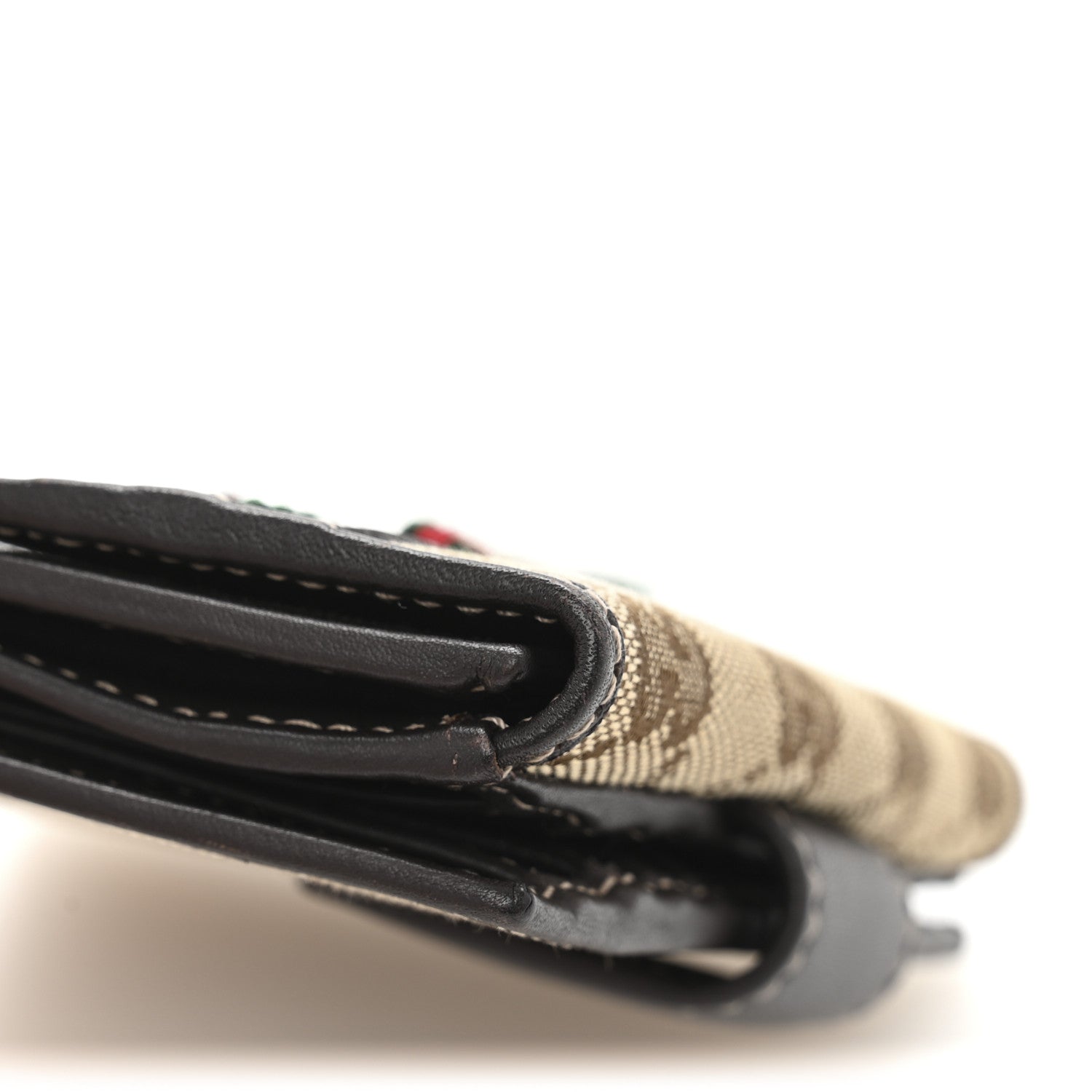 Gucci Monogram Princy Compact French Flap Wallet Brown 10 of 10