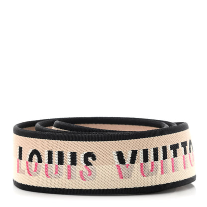 Louis Vuitton Jacquard Speedy Bandouliere 20 Shoulder Strap Black 2 of 3