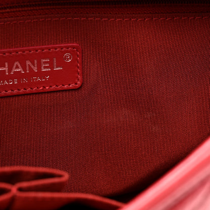 Chanel Aged Calfskin Quilted Small Gabrielle Logo Hobo Red 10 of 15
