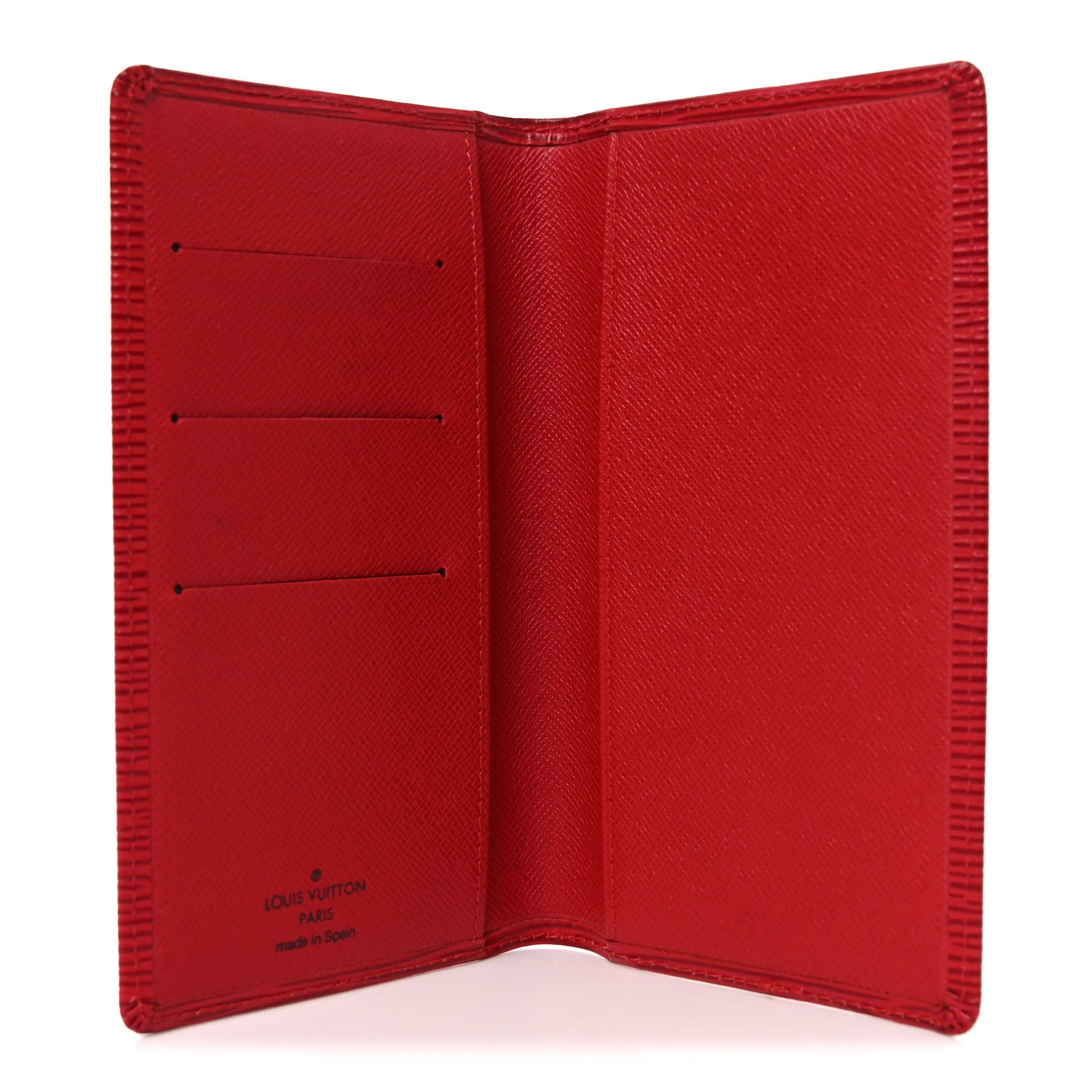 Louis Vuitton Epi Checkbook Organizer Wallet Castillan Red 5 of 6