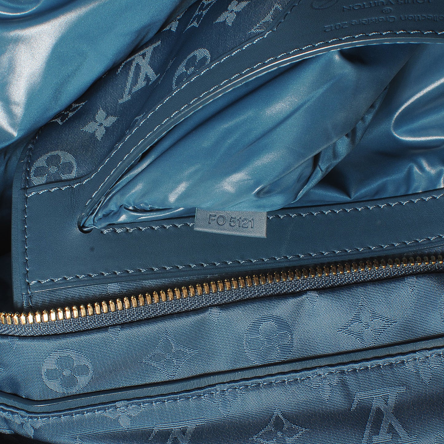Nylon Monogram Nouvelle Vague La Tour Eiffel Beach Bag Turquoise