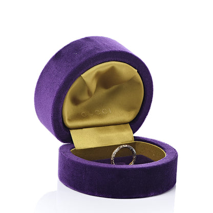 Gucci 18K Yellow Gold Black Diamond Topaz Sapphire Ouroboros Snake Ring 51 5.75 8 of 8