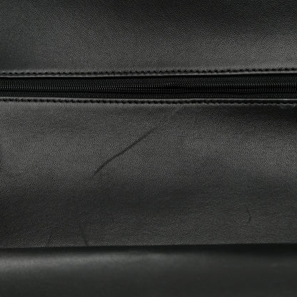 Chanel Lambskin Quilted Jumbo Double Flap Black 13 of 19