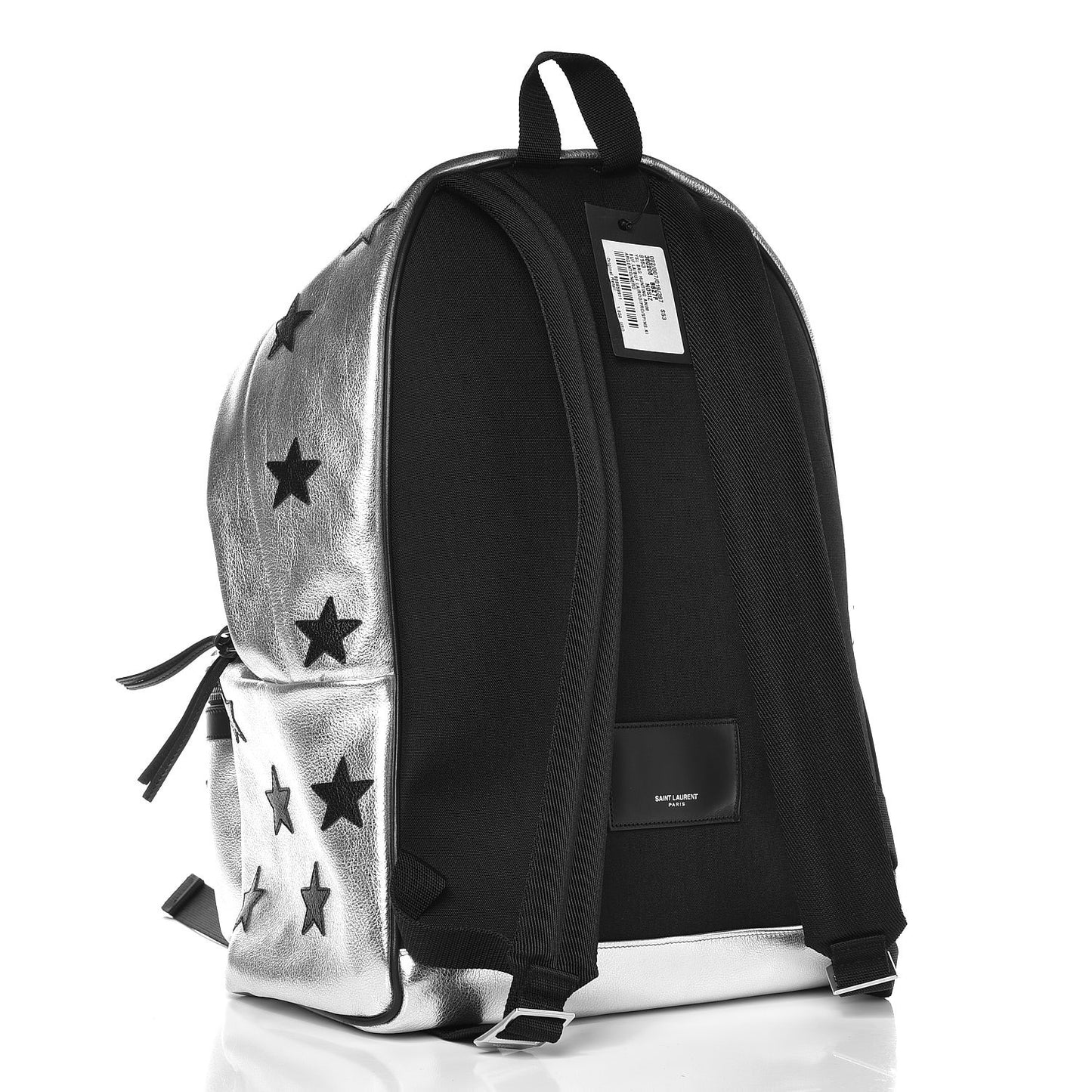 Metallic Buffalo Star Hunting Backpack Silver Black