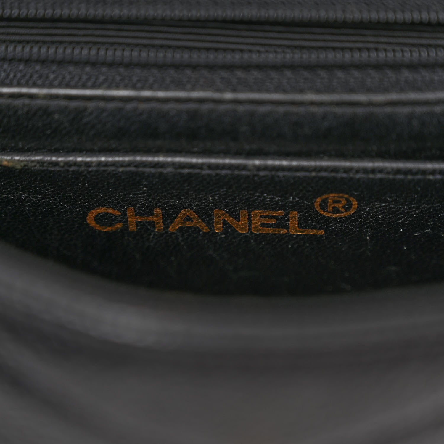 Chanel Caviar Chevron Mini Flap Black 6 of 10