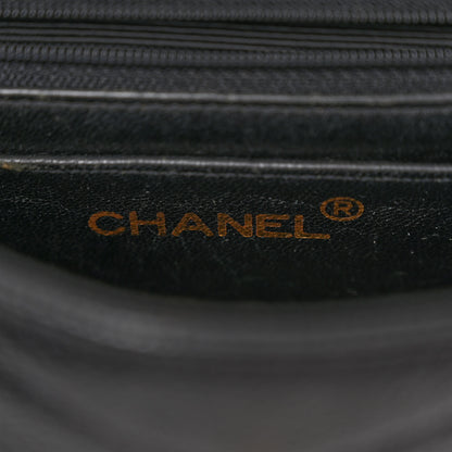 Chanel Caviar Chevron Mini Flap Black 6 of 10