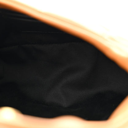 Saint Laurent Lambskin Quilted Toy Loulou Puffer Monogram Chain Satchel Miel Dark 5 of 11