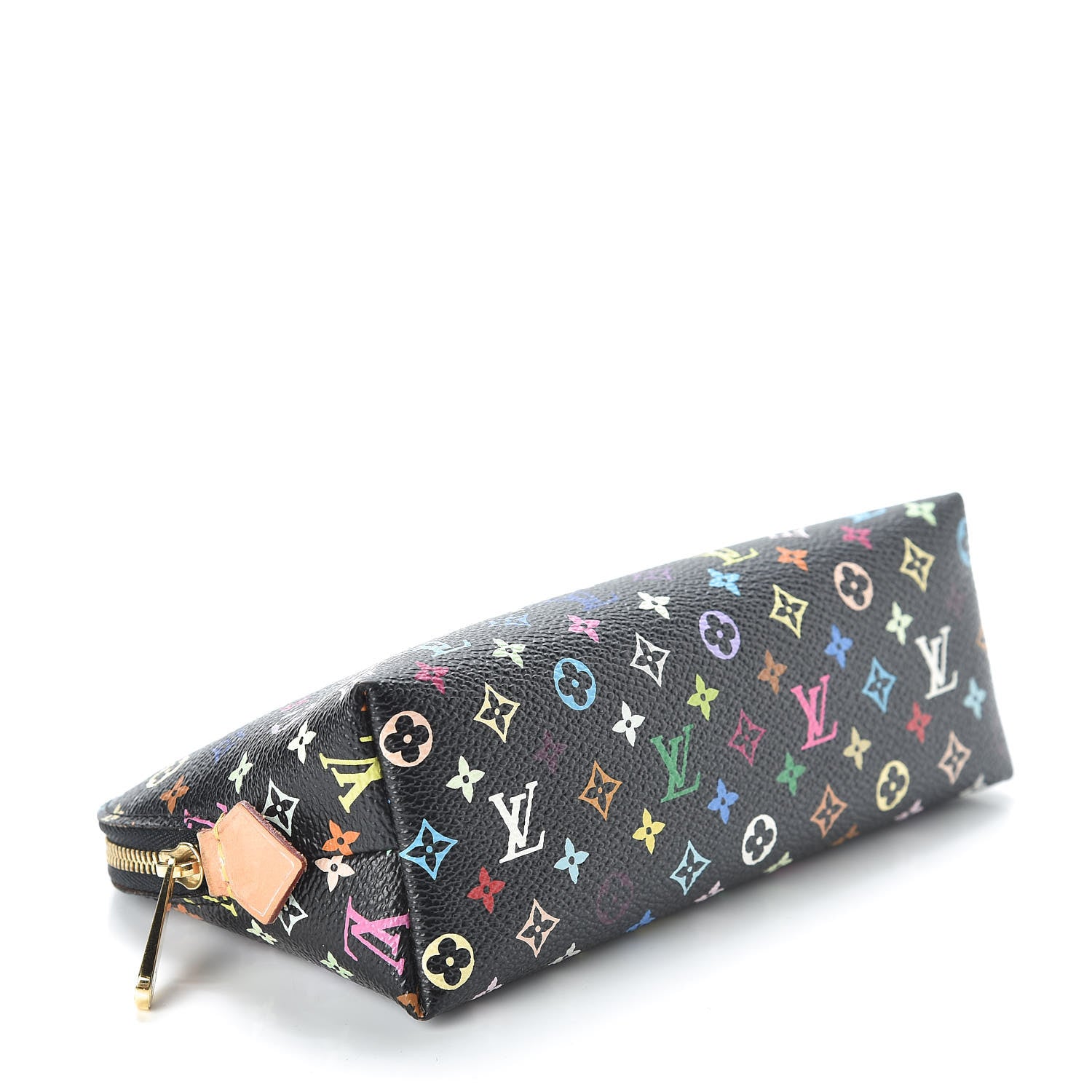 Louis Vuitton Monogram Multicolor Cosmetic Pouch Black Grenade 4 of 6