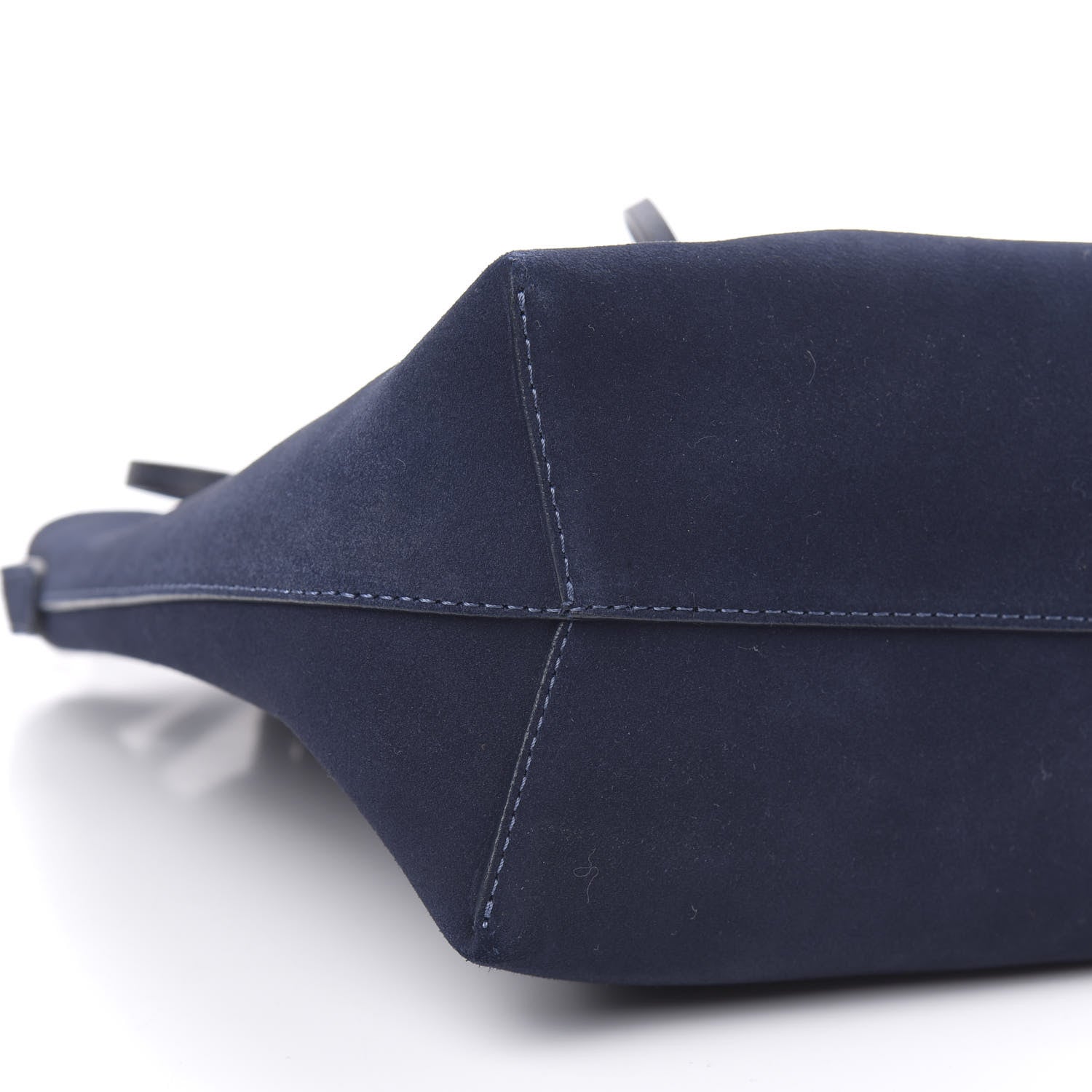 Mansur Gavriel Suede Mini Mini Bucket Bag Navy 8 of 9