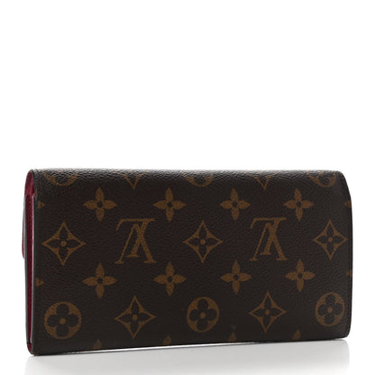 Louis Vuitton Monogram Emilie Wallet Fuchsia 3 of 7