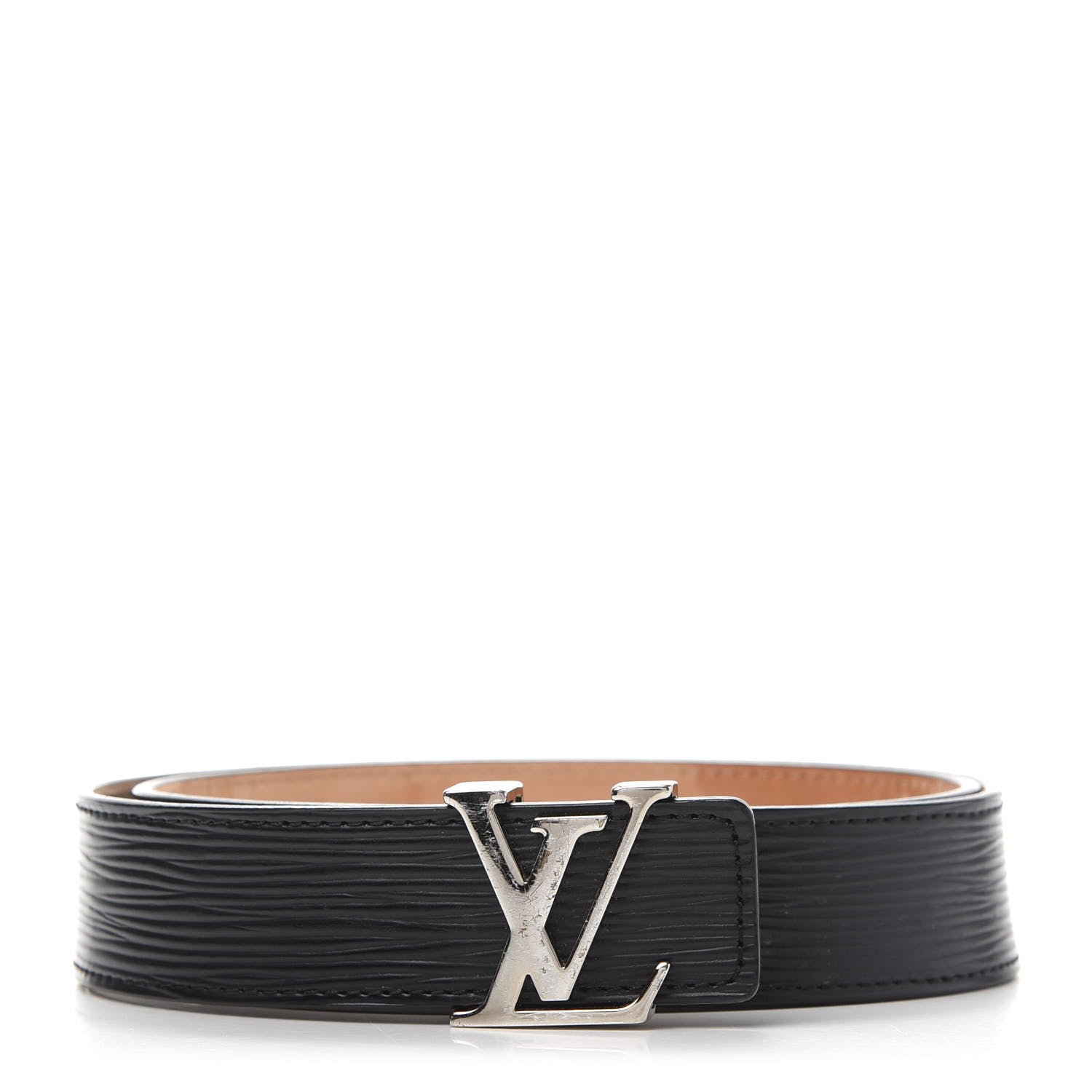 Louis Vuitton Epi 30mm LV Initiales Belt 80 32 Black 1 of 9