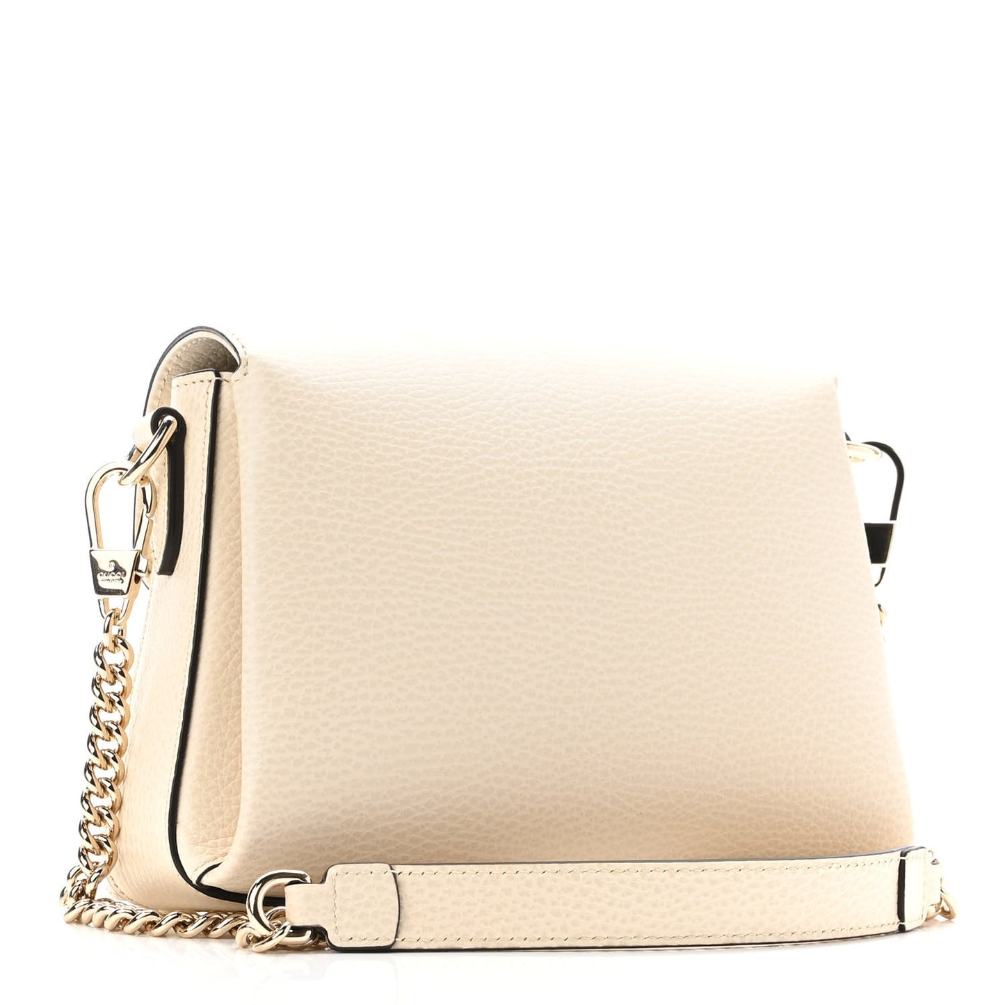 Dollar Calfskin Interlocking G Crossbody Bag Ivoire