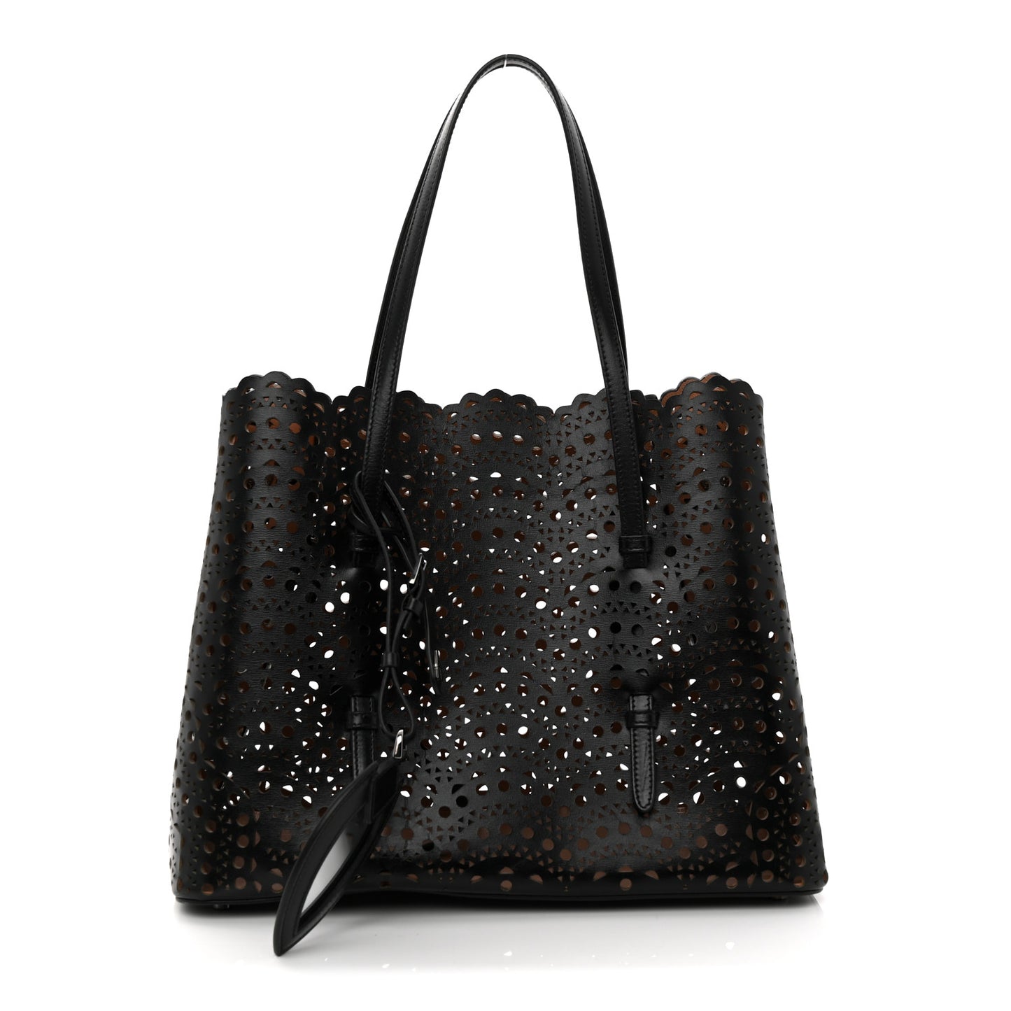 Lux Calfskin Vienne Vague Mina 32 Bag Black