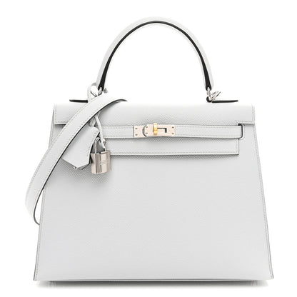 Hermes Epsom Kelly Sellier 25 Gris Platine 1 of 11