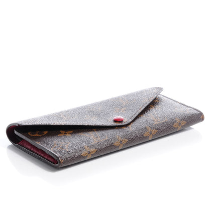 Louis Vuitton Monogram Josephine Wallet Red 4 of 8