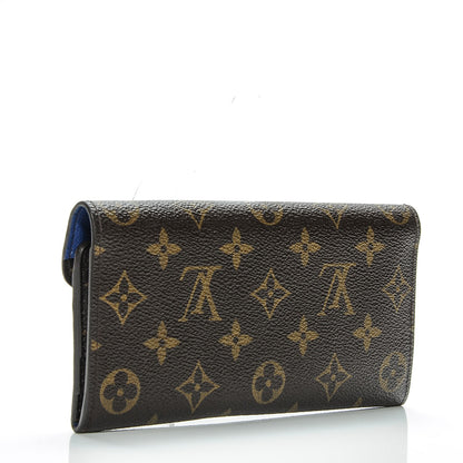 Louis Vuitton Monogram Josephine Wallet Blue 3 of 7