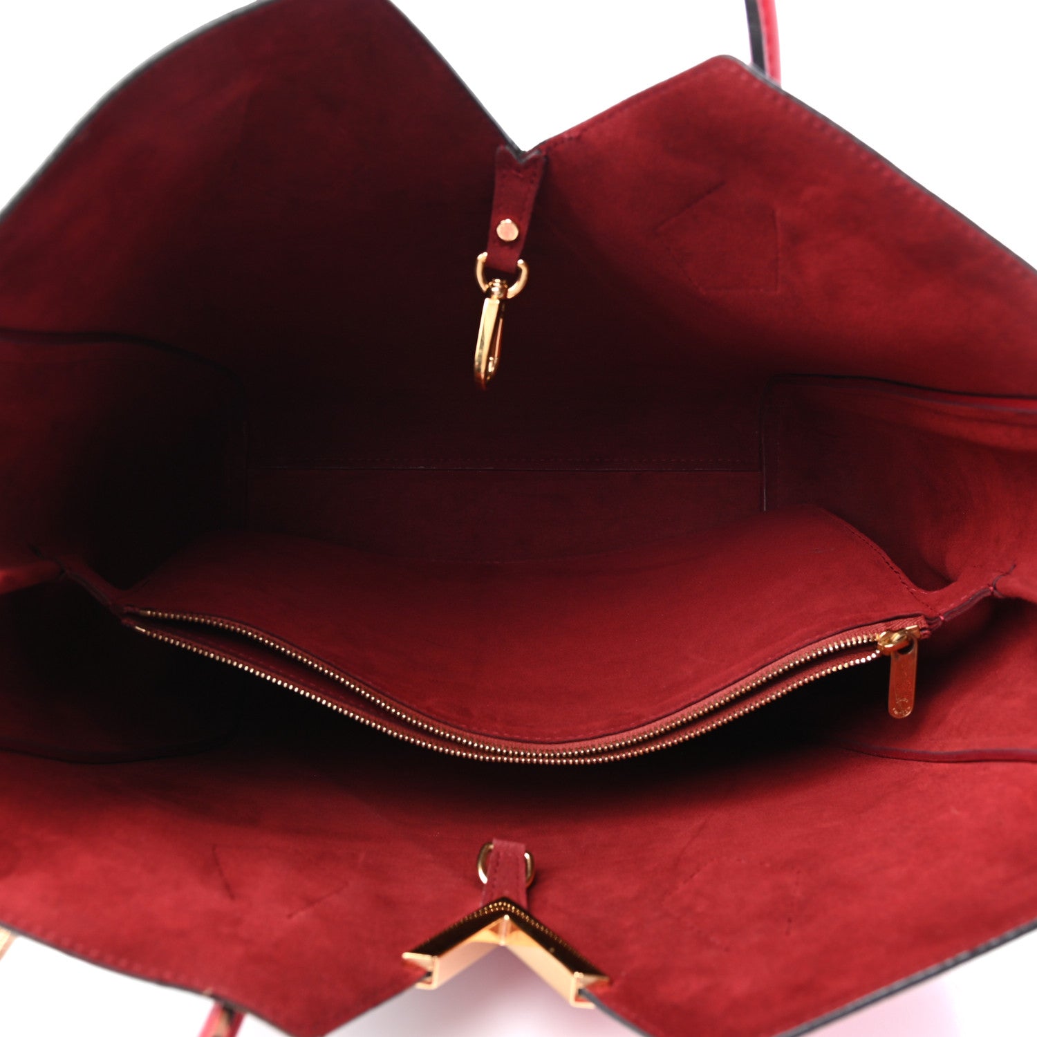 Louis Vuitton Calfskin Monogram Kimono Tote Cherry 5 of 10