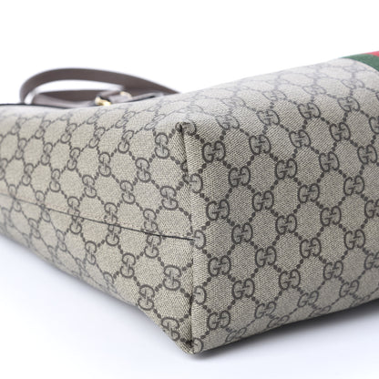 Gucci GG Supreme Monogram Medium Ophidia Shopping Tote Brown 5 of 9