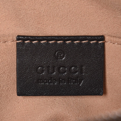 Gucci Calfskin Matelasse GG Marmont Belt Bag 85 34 Black 6 of 11