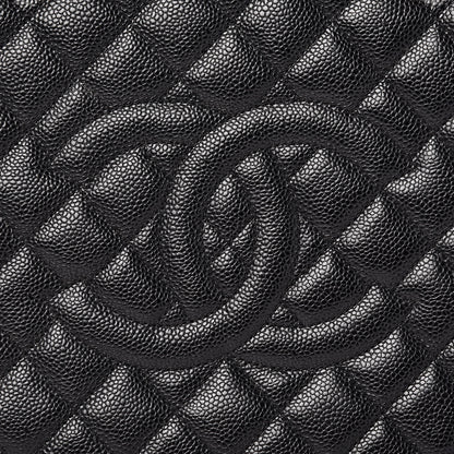 Chanel Caviar Quilted XL Grand Shopping Tote GST Black 12 of 13