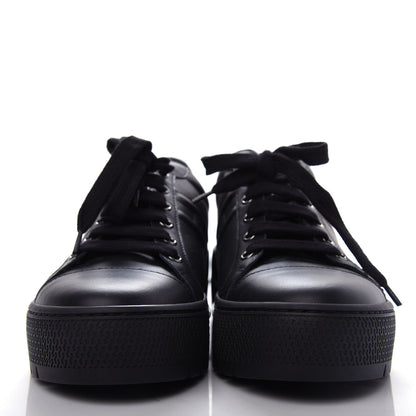 Hermes Calfskin Womens Jungle Love Voltage Sneakers 37.5 Black 2 of 11