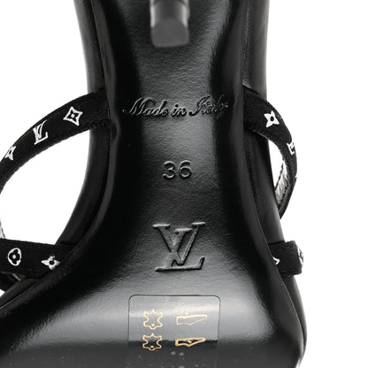 Louis Vuitton Satin Calfskin Citizen Thong Sandal 36 Black 7 of 7