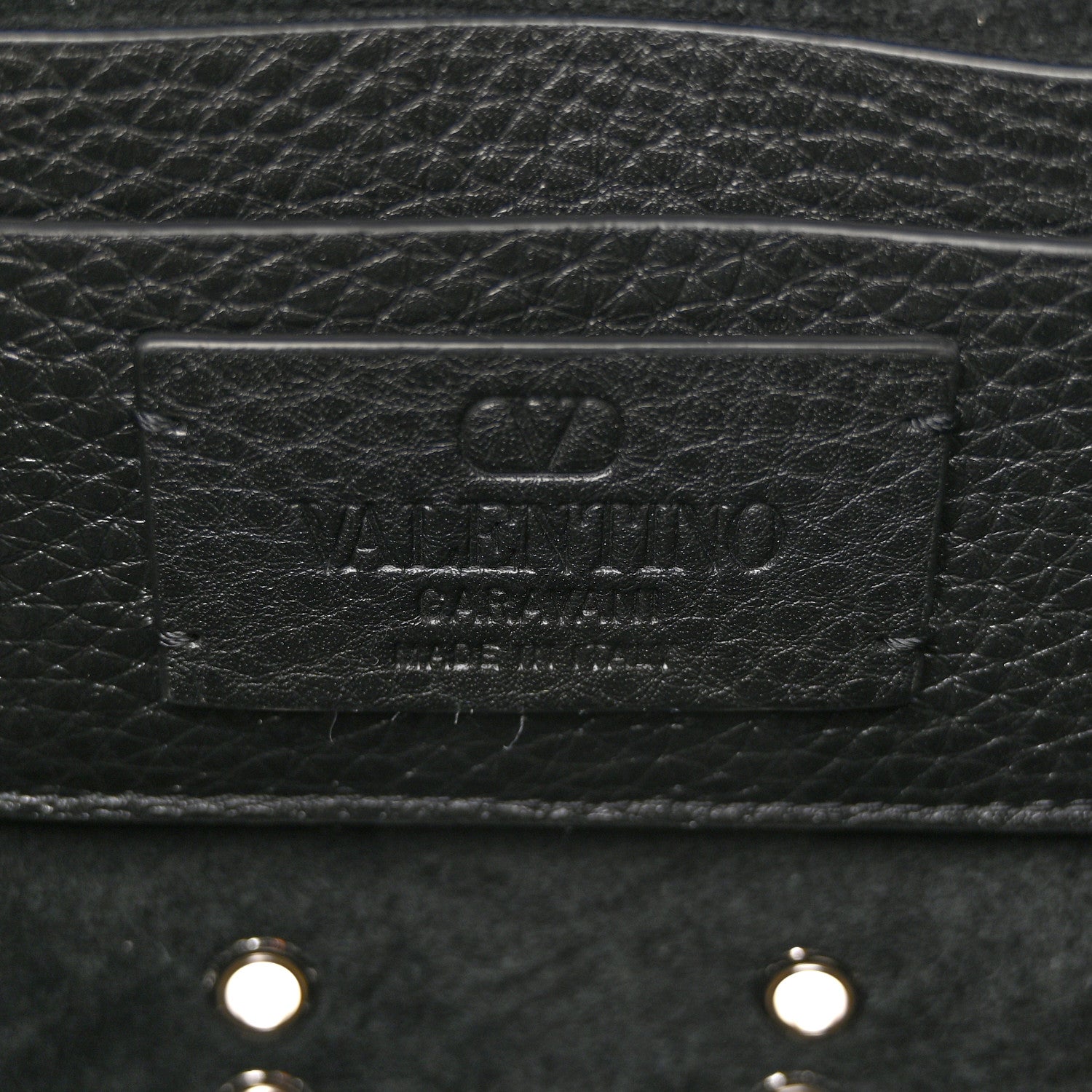 Valentino Garavani Grainy Calfskin Studded Nellcote Crossbody Bag Black 6 of 9