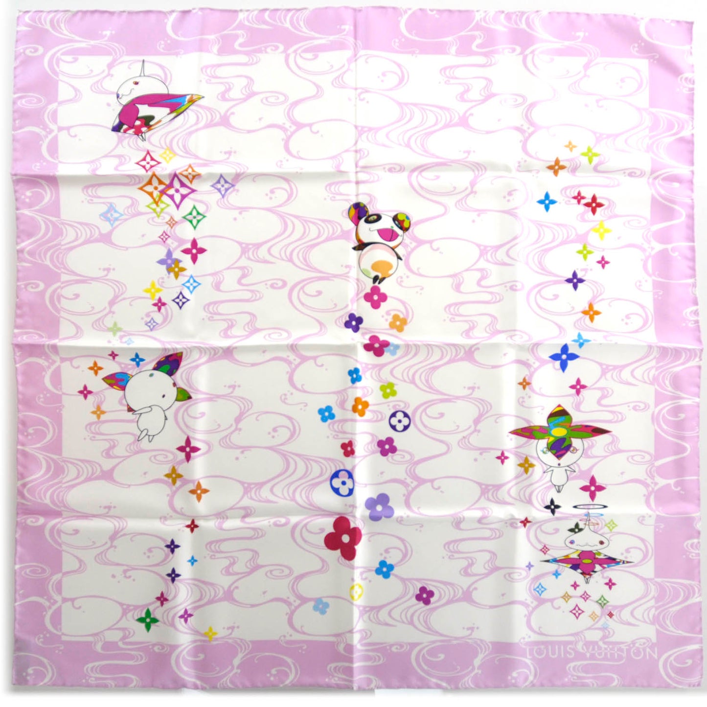 Silk Murakami Multicolor Boyfriend Wave Scarf