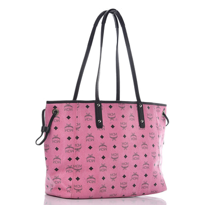 MCM Visetos Medium Liz Reversible Shopper Tote Pink 4 of 18