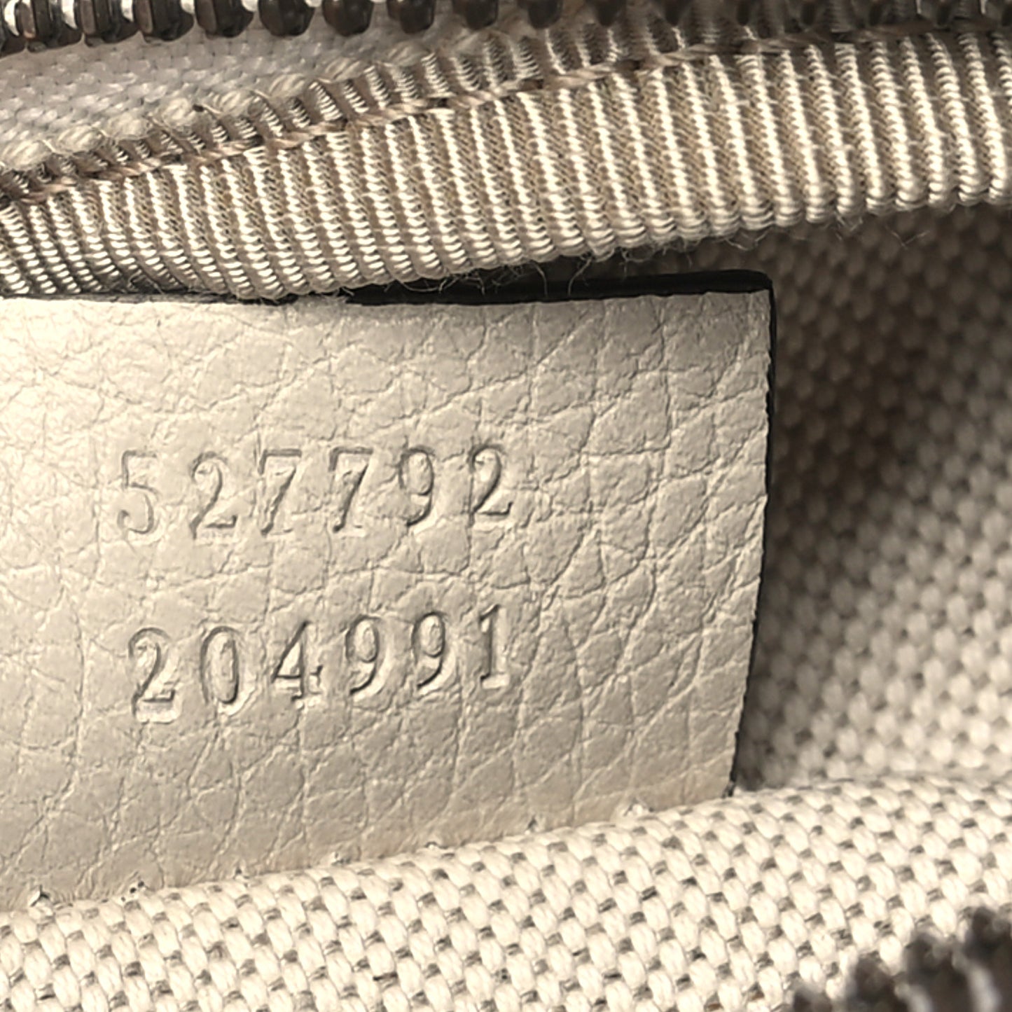Grained Calfskin Small Logo Belt Bag White