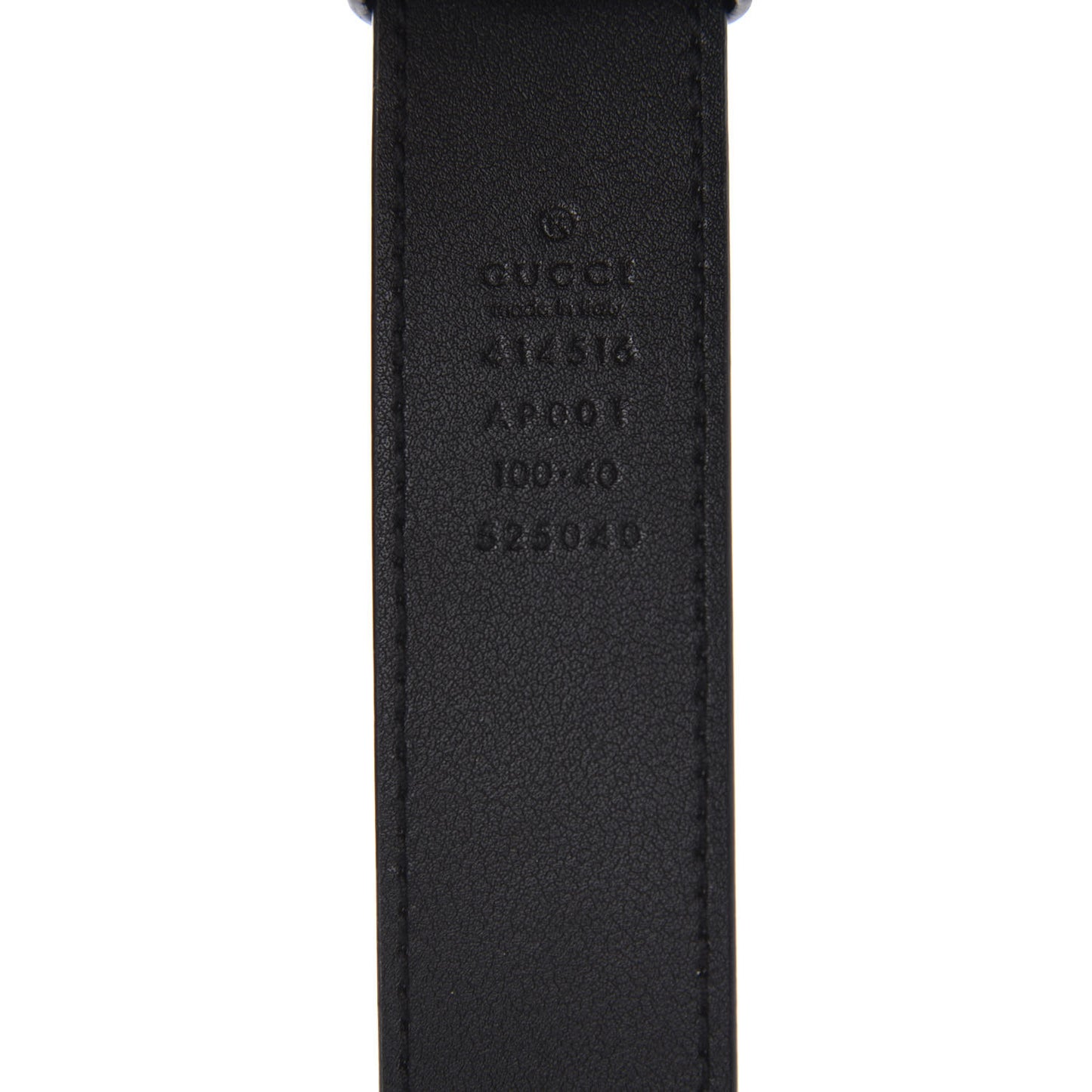 Calfskin Double G 30mm Belt 100 40 Black