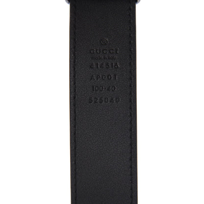Gucci Calfskin Double G 30mm Belt 100 40 Black 3 of 4