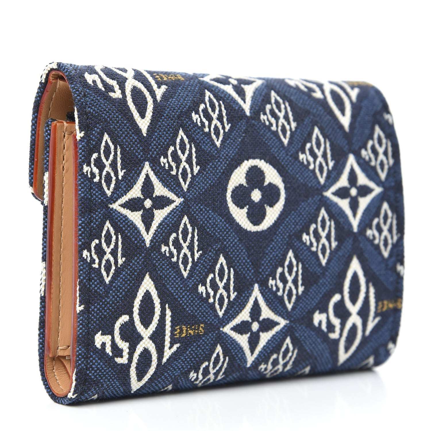 Louis Vuitton Jacquard Since 1854 Victorine Wallet Blue 3 of 8