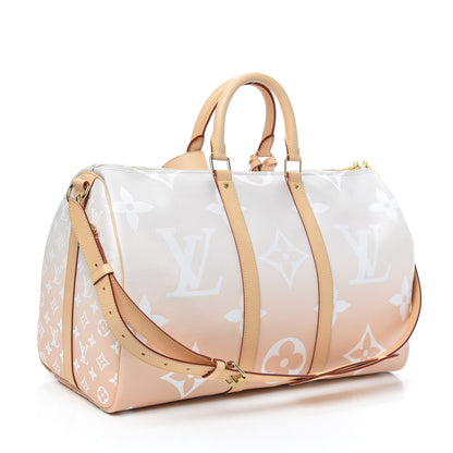 Louis Vuitton Monogram Giant By The Pool Keepall Bandouliere 45 Brume 2 of 8