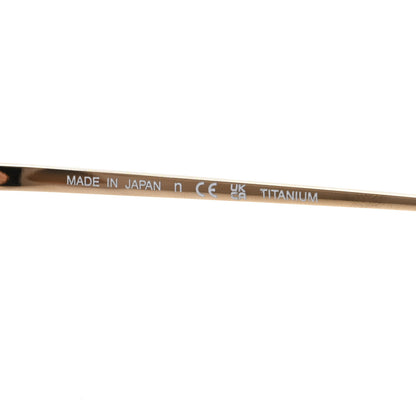 Chanel Titanium Rimless Square Sunglasses 4287-T Gold Black 6 of 8